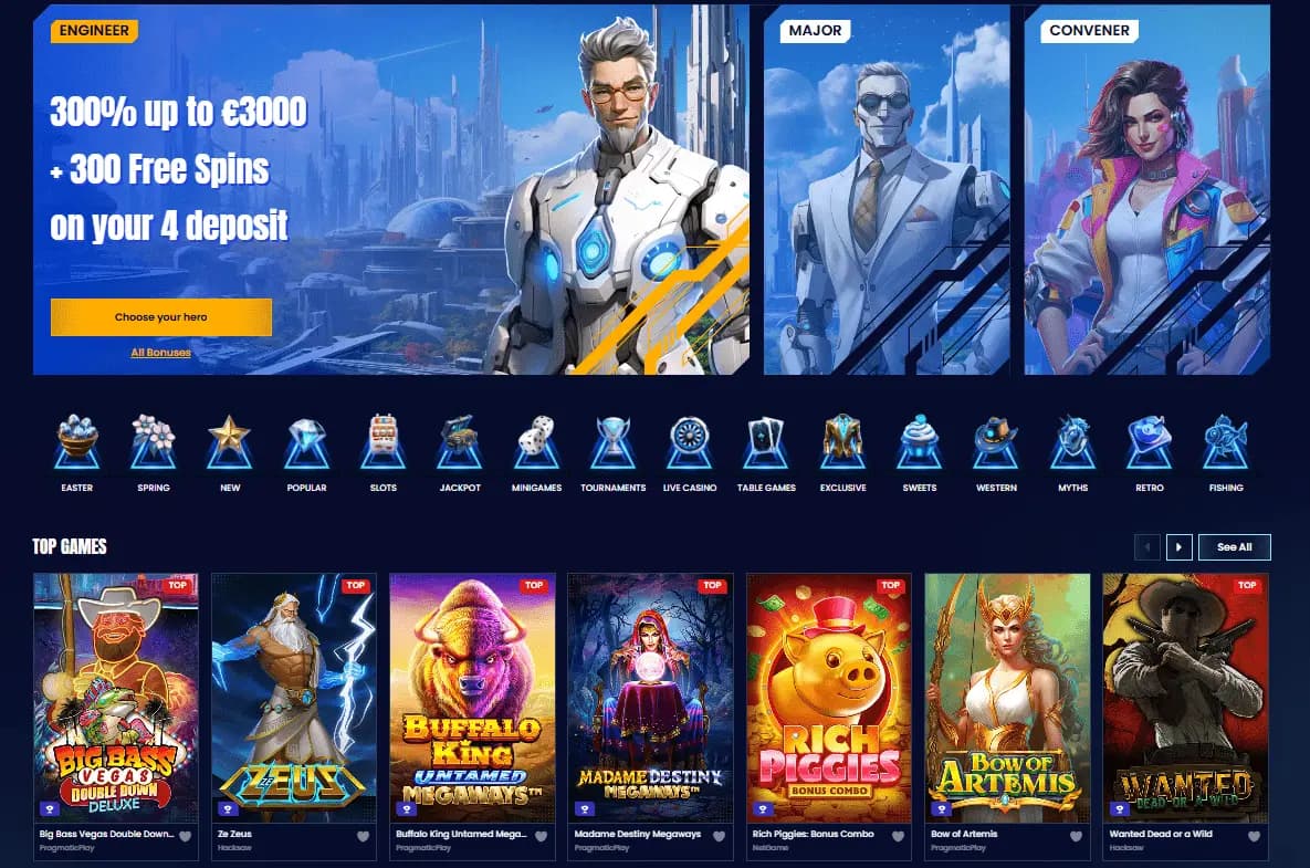 trinocasino slots