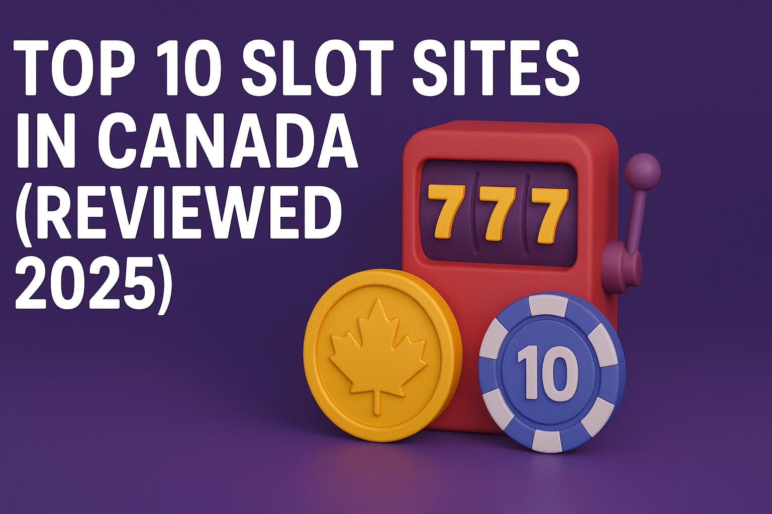 Top 10 Slot Sites in Canada (Reviewed 2025)